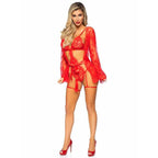 All Romance Lace Teddy & Robe Set - worldclasscostumes