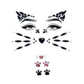 Animal Adhesive Face Jewels Sticker - worldclasscostumes