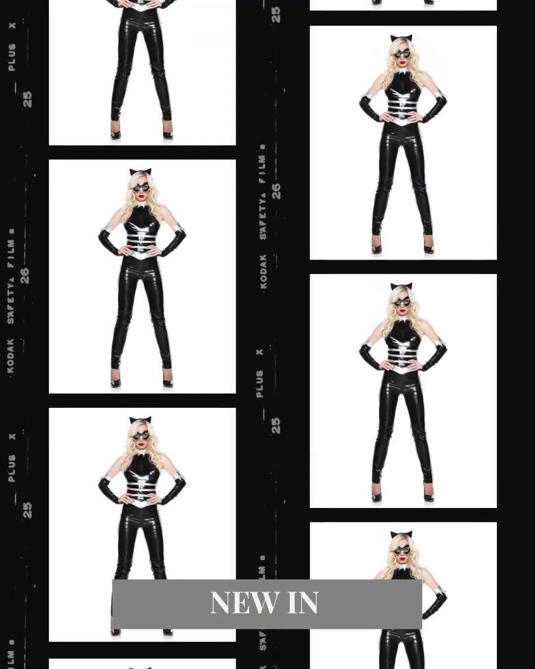 4 PC Panther Lady Costume