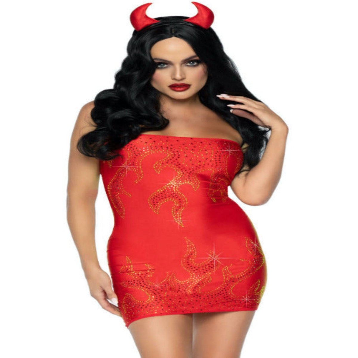 Bedazzled Devil Costume - worldclasscostumes