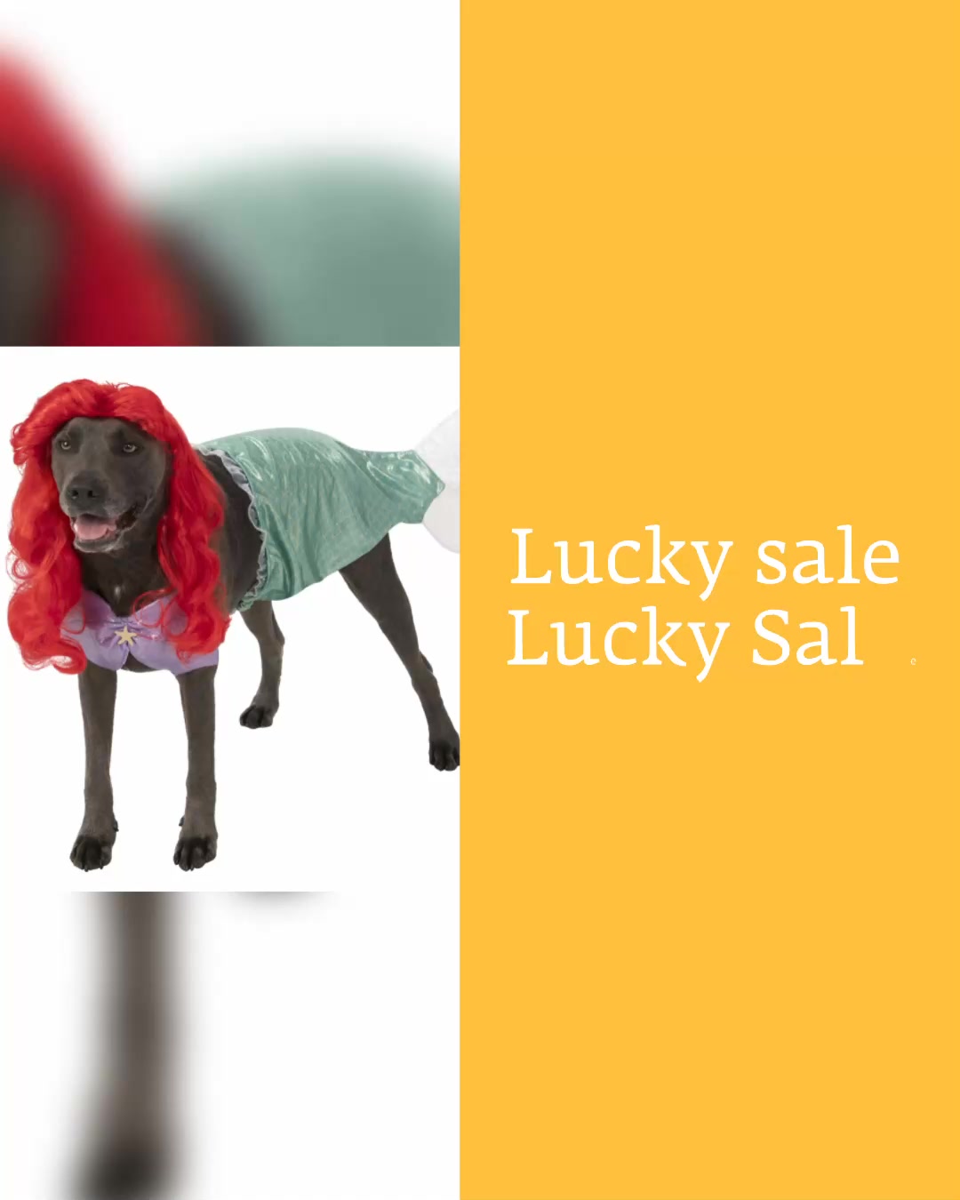 Pet Big Dogs The Little Mermaid Ariel Costume