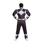 Black Ranger Classic Muscle Adult - worldclasscostumes