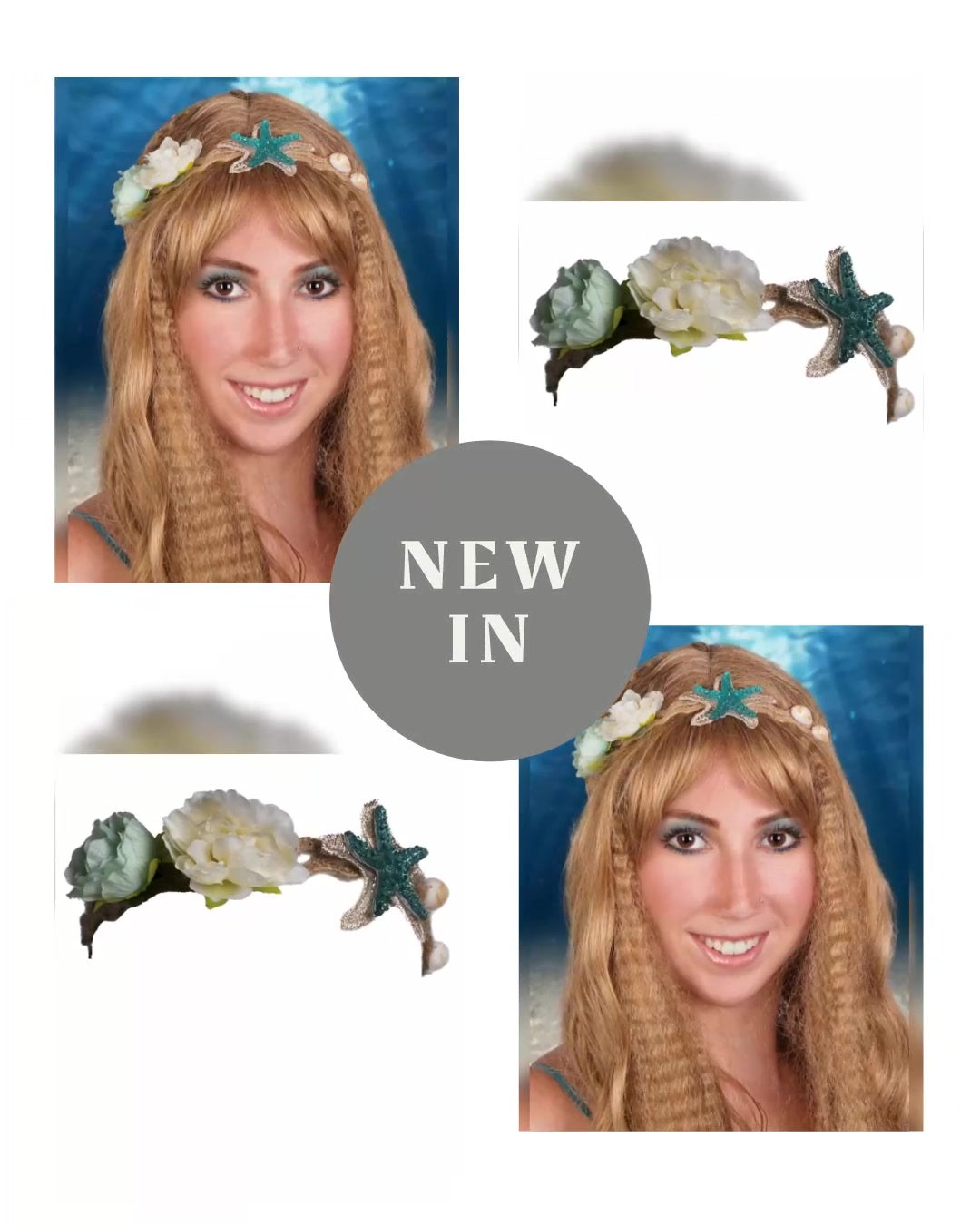 Starfish headband with shells