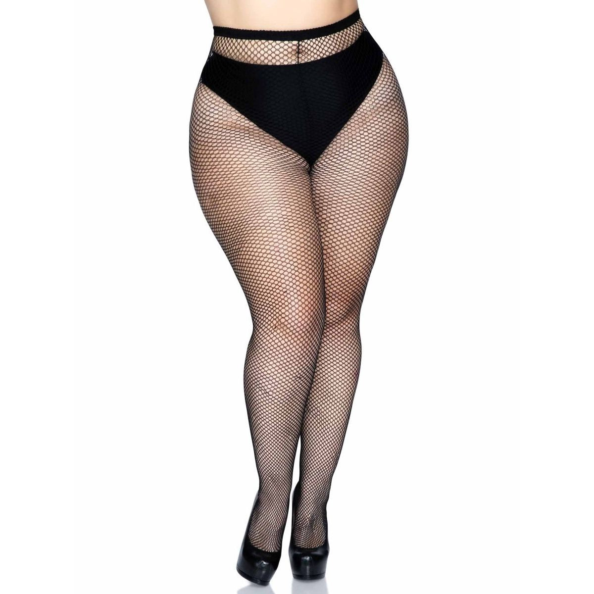 Callie Fishnet Tights with Backseam - worldclasscostumes