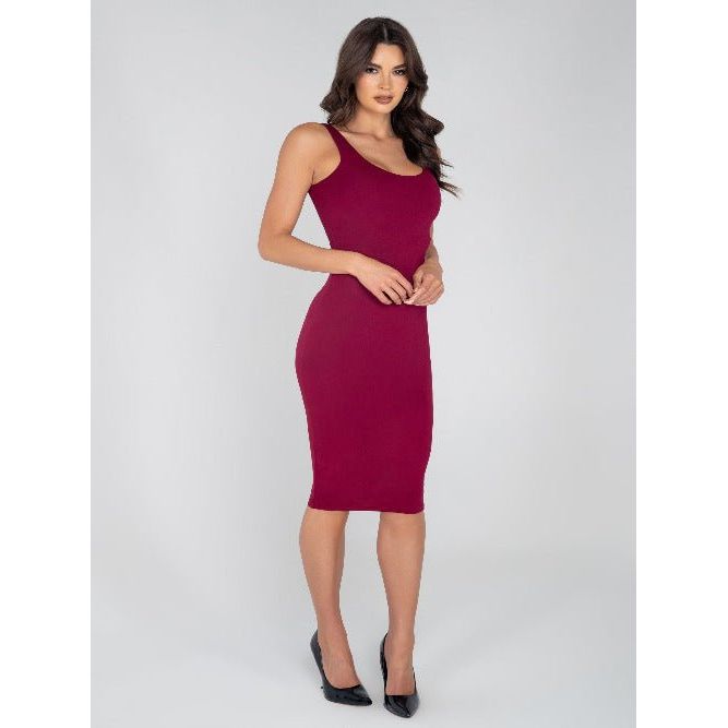 Classic Midi Bodycon Dress - worldclasscostumes