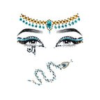 Cleopatra Adhesive Face Jewels Sticker - worldclasscostumes