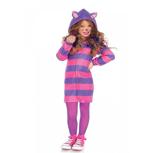 Cozy Cheshire Cat Girls Costume - worldclasscostumes