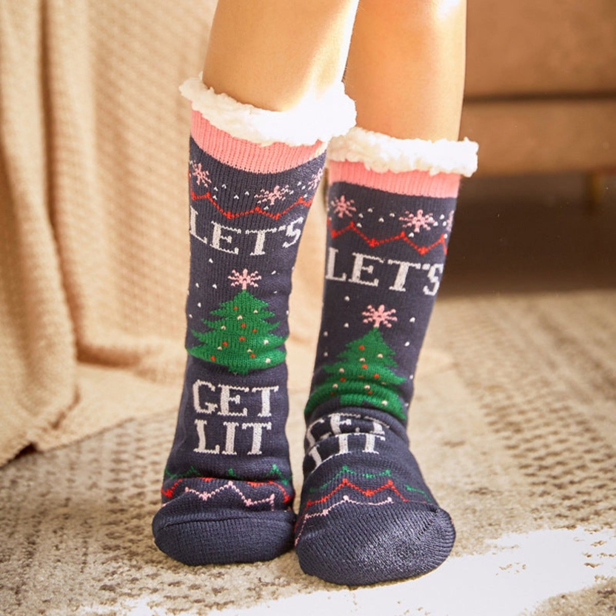 Cozy Christmas Socks - worldclasscostumes