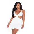 Cutout Sculpted Mini Dress - worldclasscostumes
