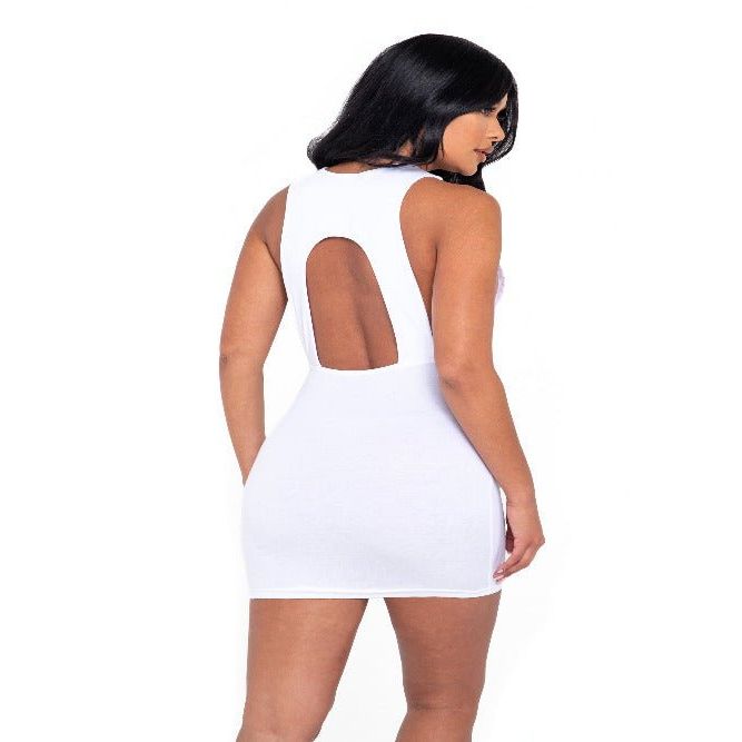 Cutout Sculpted Mini Dress - worldclasscostumes