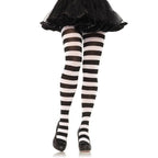 Darby Striped Opaque Tights - worldclasscostumes