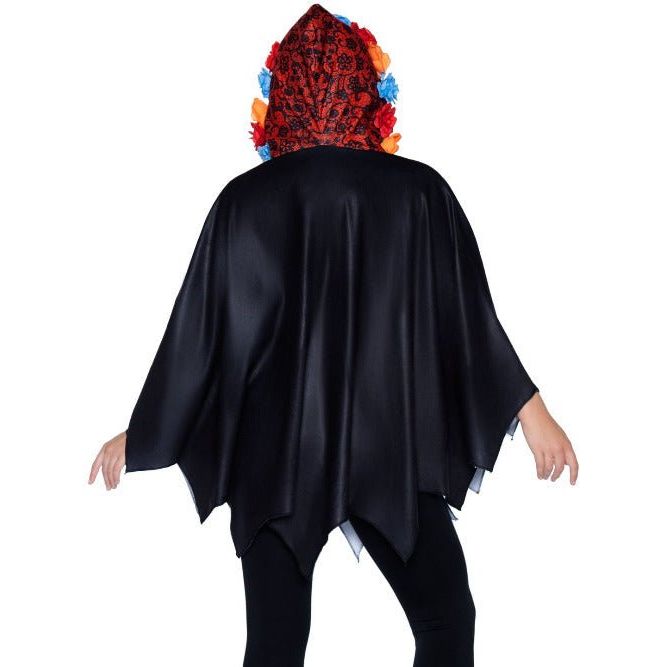 Day of the Dead Costume Poncho - worldclasscostumes