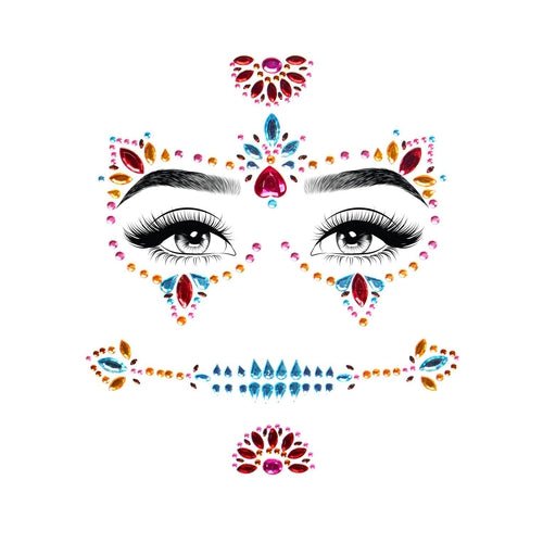 Day of the Dead Jewels Sticker - worldclasscostumes