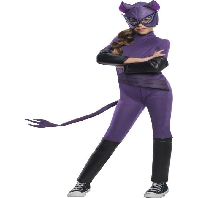 DC Super Hero Girls Catwoman Costume for Kids - worldclasscostumes