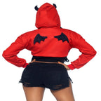 Devil cropped hoodie - worldclasscostumes