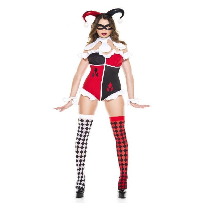 Devious Harlequin Womens Costume - worldclasscostumes