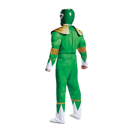 Disguise Men's Green Ranger Classic Muscle Adult Costume - worldclasscostumes
