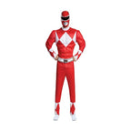 Disguise Men's Red Ranger Classic Muscle Adult Costume - worldclasscostumes