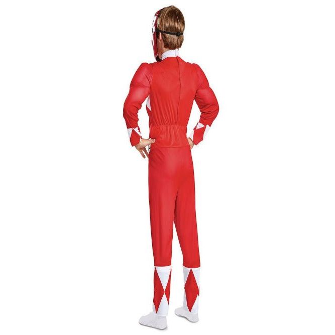 Disguise Red Ranger Muscle Costume, Official Power Rangers Costume with Mask - worldclasscostumes