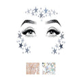 Dream Adhesive Mirror Star and Rhinestone Face Glitter - worldclasscostumes