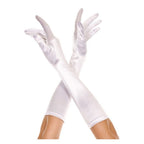 Elbow length satin gloves - worldclasscostumes