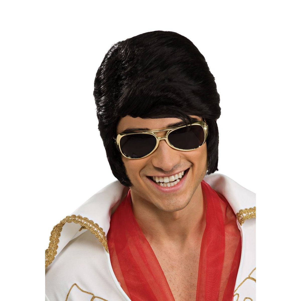 Elvis Gold Adult Sunglasses - worldclasscostumes