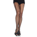 Eve Vintage Pinstripe Net Tights - worldclasscostumes