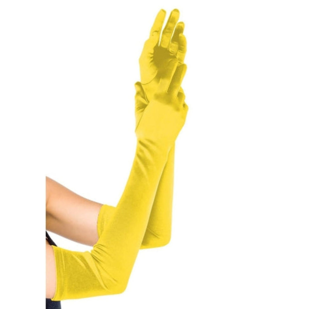 Extra Long Opera Length Satin Gloves - worldclasscostumes