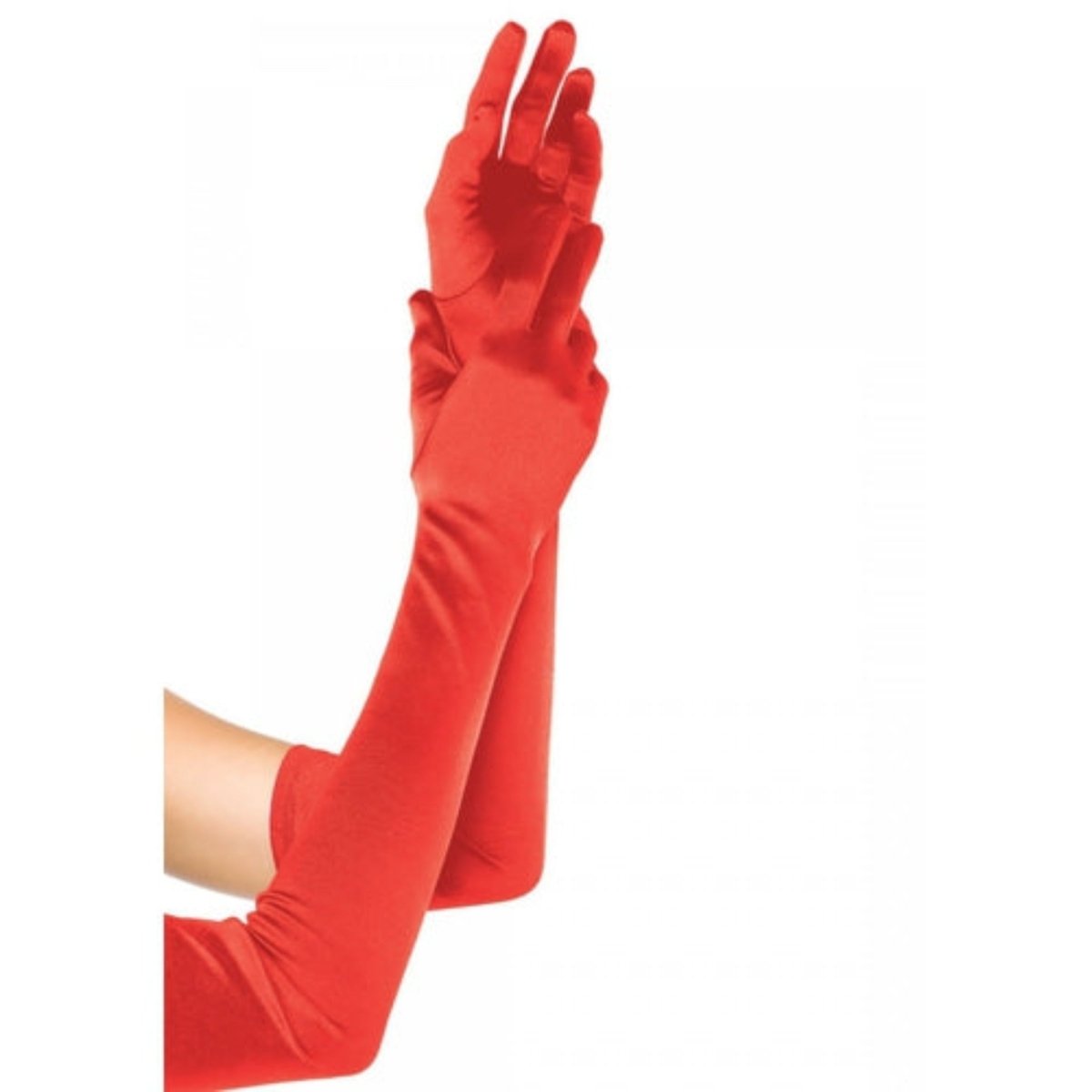 Extra Long Opera Length Satin Gloves - worldclasscostumes