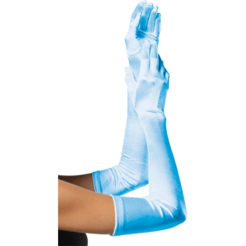 Extra Long Opera Length Satin Gloves - worldclasscostumes