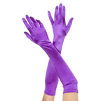 Extra long satin gloves - worldclasscostumes
