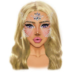 Fairy adhesive face jewels sticker - worldclasscostumes
