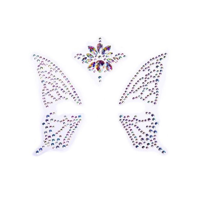 Fairy adhesive face jewels sticker - worldclasscostumes