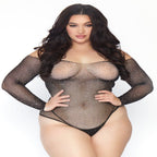 Falling 4 U Rhinestone Bodysuit - worldclasscostumes