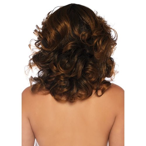 Farrah Look Feathered Wig - worldclasscostumes
