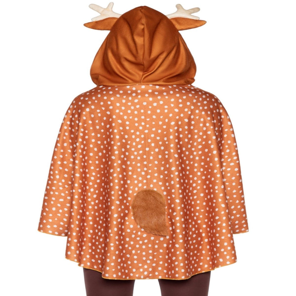 Fawn Poncho Animal Costume With Hood - worldclasscostumes