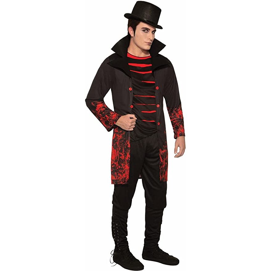 Forum Men's Immortal Prince Costume, Black/Red, - worldclasscostumes