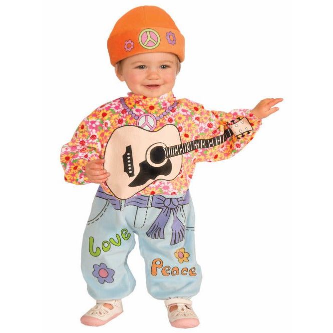 Forum Novelties Baby Boy's Lil' Rock Star Baby Hippie Costume - worldclasscostumes
