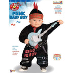 Forum Novelties Baby Boy's Lil Rock Star Punk Baby Boy Costume - worldclasscostumes