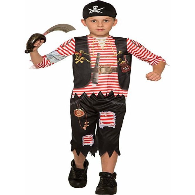Forum Novelties Pirate Lad Sublimation Costume for Kids - worldclasscostumes