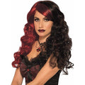 Forum Novelties Women's Crimson Night Red and Black Costume Wig - worldclasscostumes