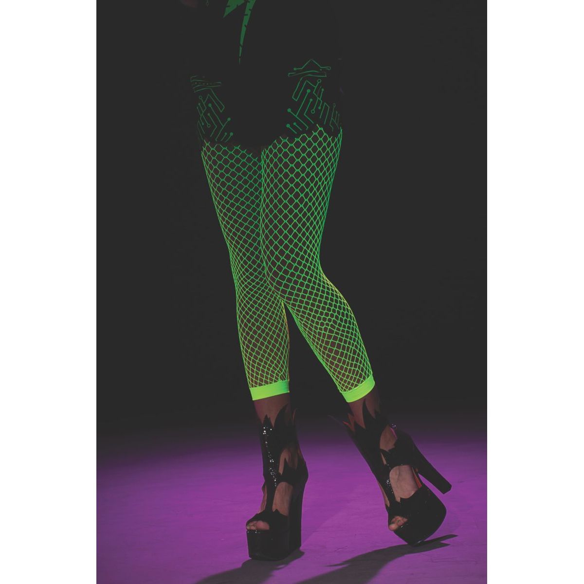 Franken Bride Fishnet Leggings - worldclasscostumes