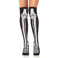 Frankie Skeleton Knee Socks - worldclasscostumes