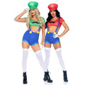 Gamer Sidekick Sexy Costume With Hat - worldclasscostumes
