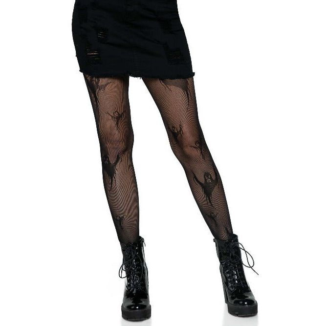 Get Ghosted Fishnet Tights - worldclasscostumes