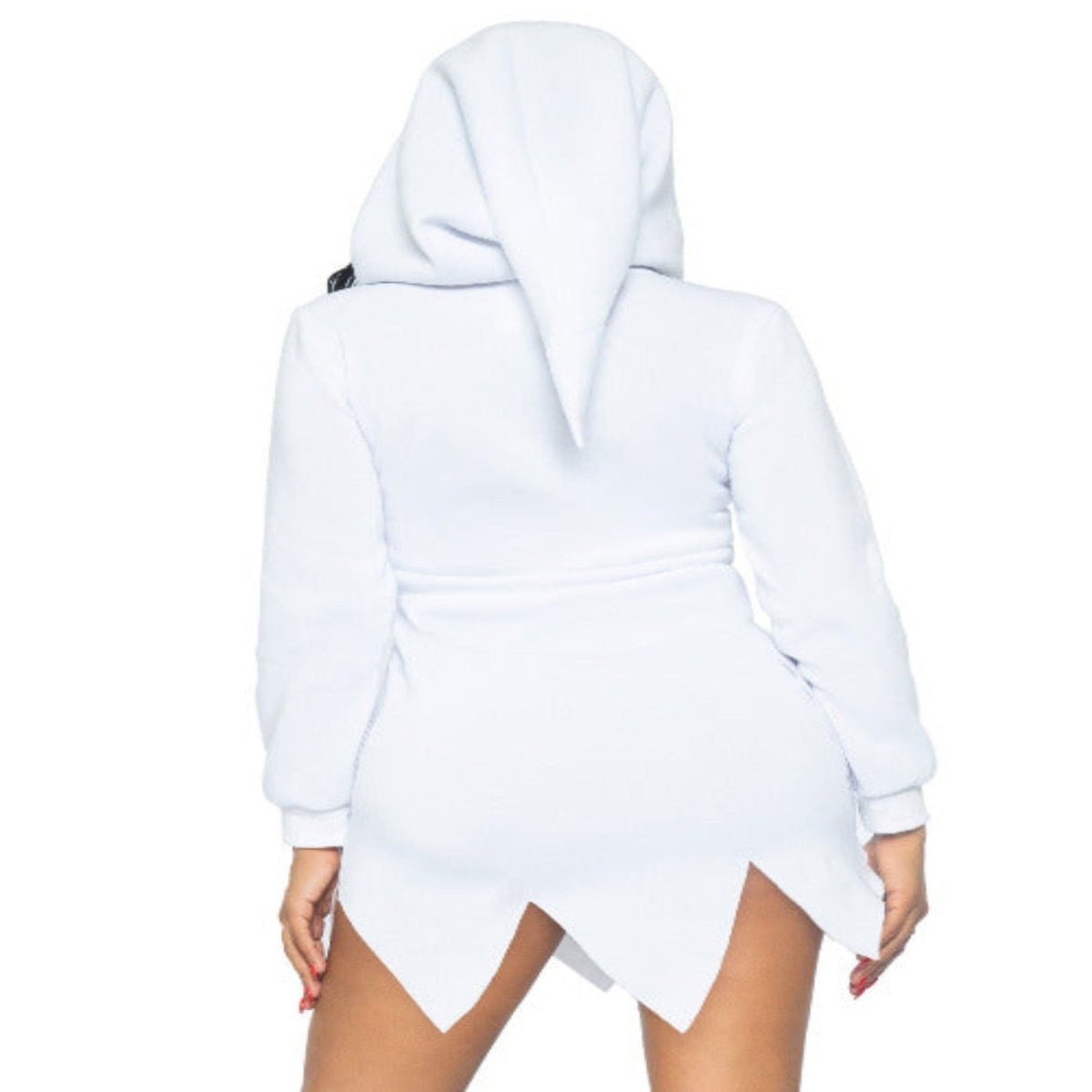 Ghost fleece hoodie dress. - worldclasscostumes