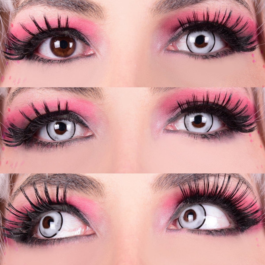 Ghost - Grey Colored Contact lenses - worldclasscostumes
