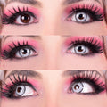 Ghost - Grey Colored Contact lenses - worldclasscostumes