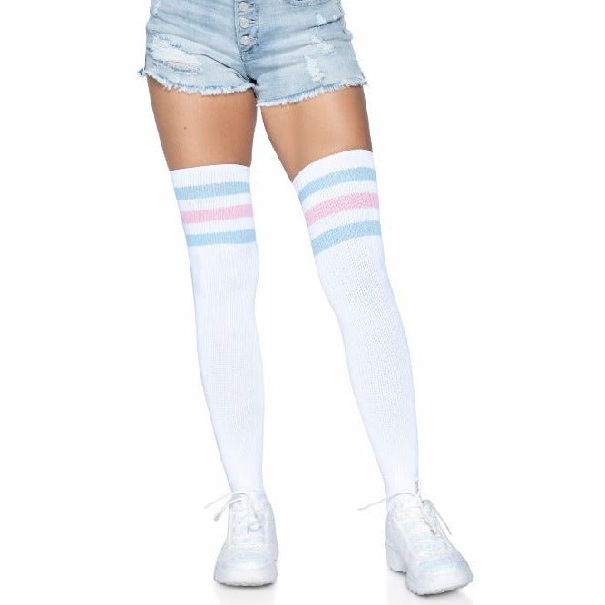 Gina Athletic Thigh High Stockings - worldclasscostumes