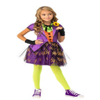 Girls Joker Costume Dress – Batman: Classic Batman - worldclasscostumes